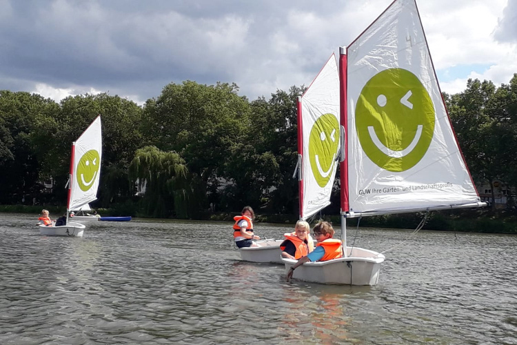 Gartenpflege Münster GUW und die Optimisten auf dem Aasee